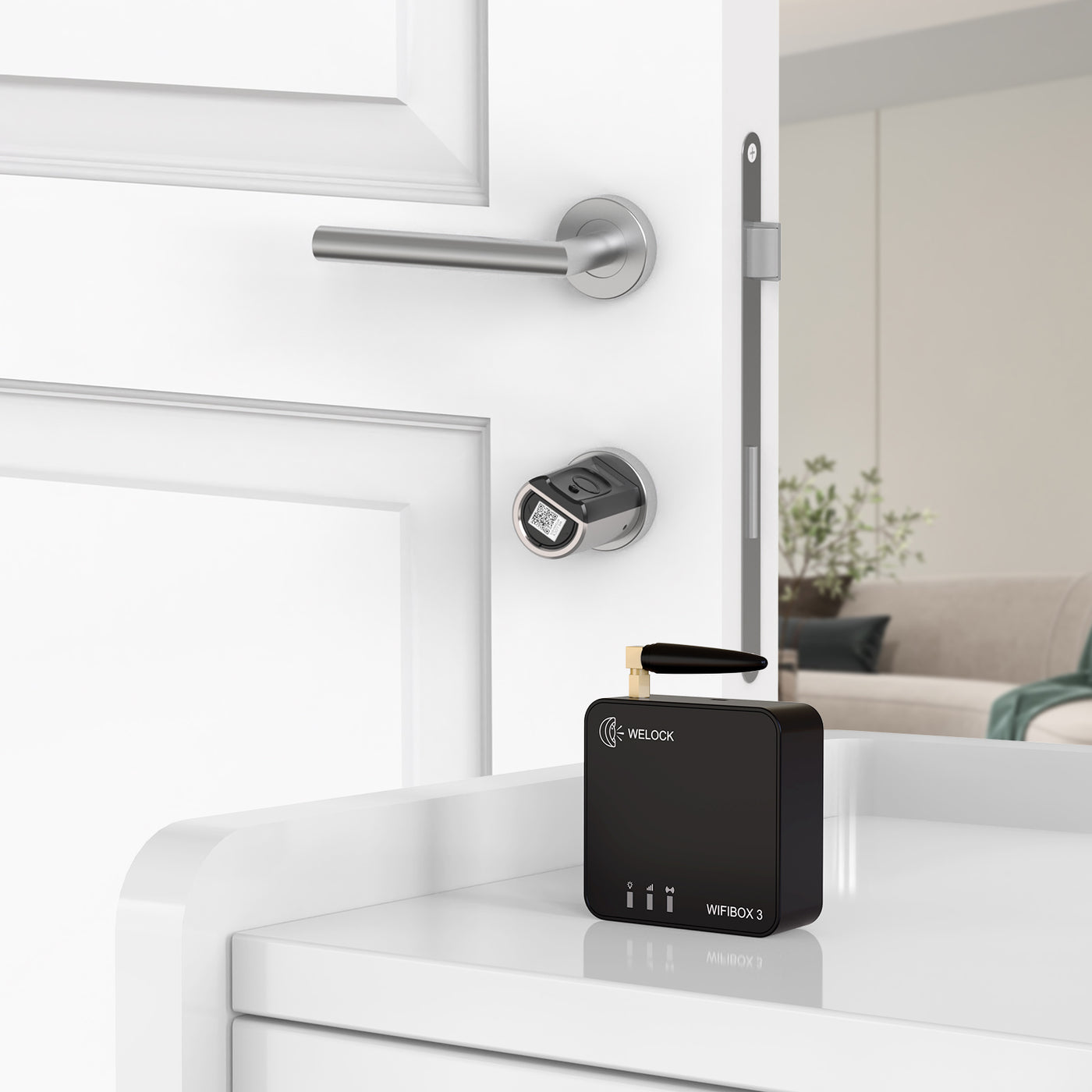 Welock Smart Lock Wifibox voor Home Remote -ontgrendeling en verbinding met Alexa Wifi Gateway