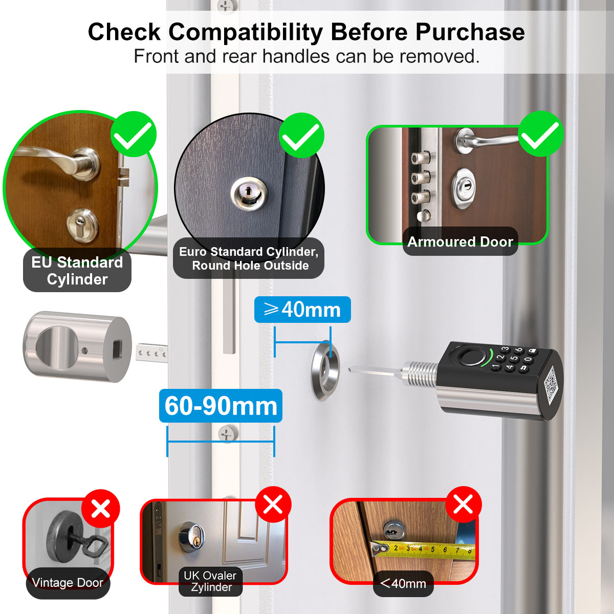 WELOCK Smart Lock U71 Fingerprint Password Door Lock