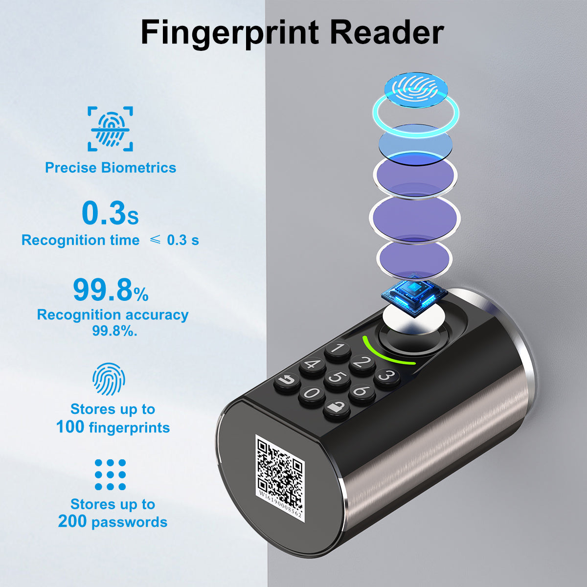 WELOCK Smart Lock U71 Fingerprint Password Door Lock