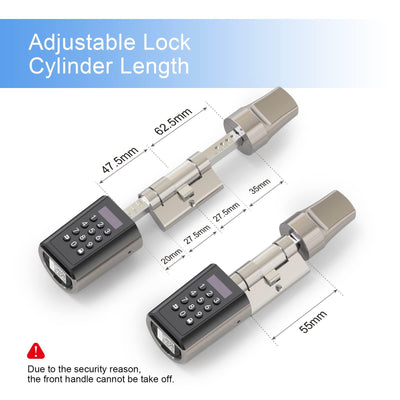 Welock Electronic Smart Door Lock Cylinder with Keypad PCB45 - WELOCK