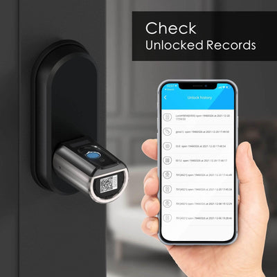 Welock Fingerprint Door Lock Bluetooth WiFi Smart Locks for Front Door Touch43 - WELOCK